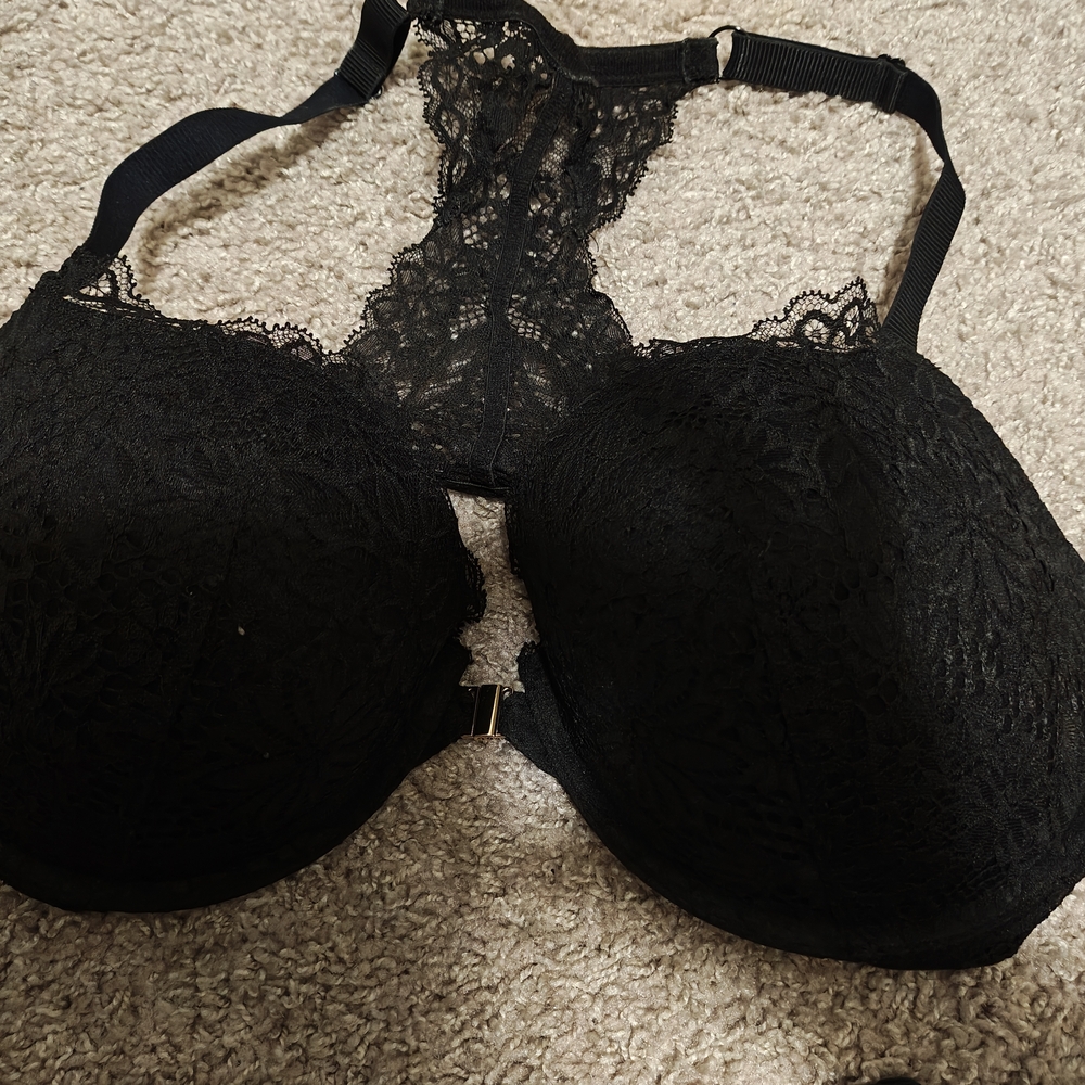 Auden Black Lace Racerback Bra
